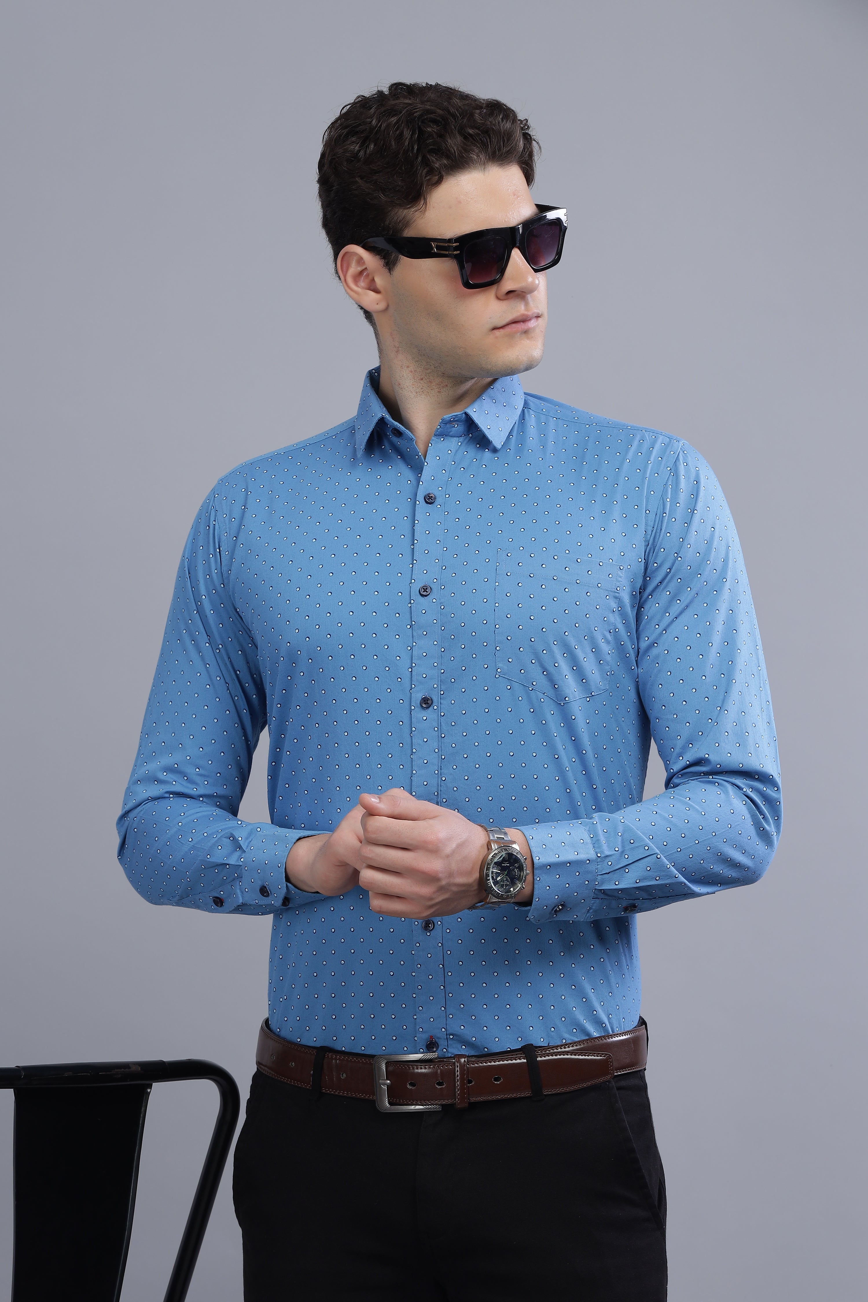 Inkpot Blue Shirt