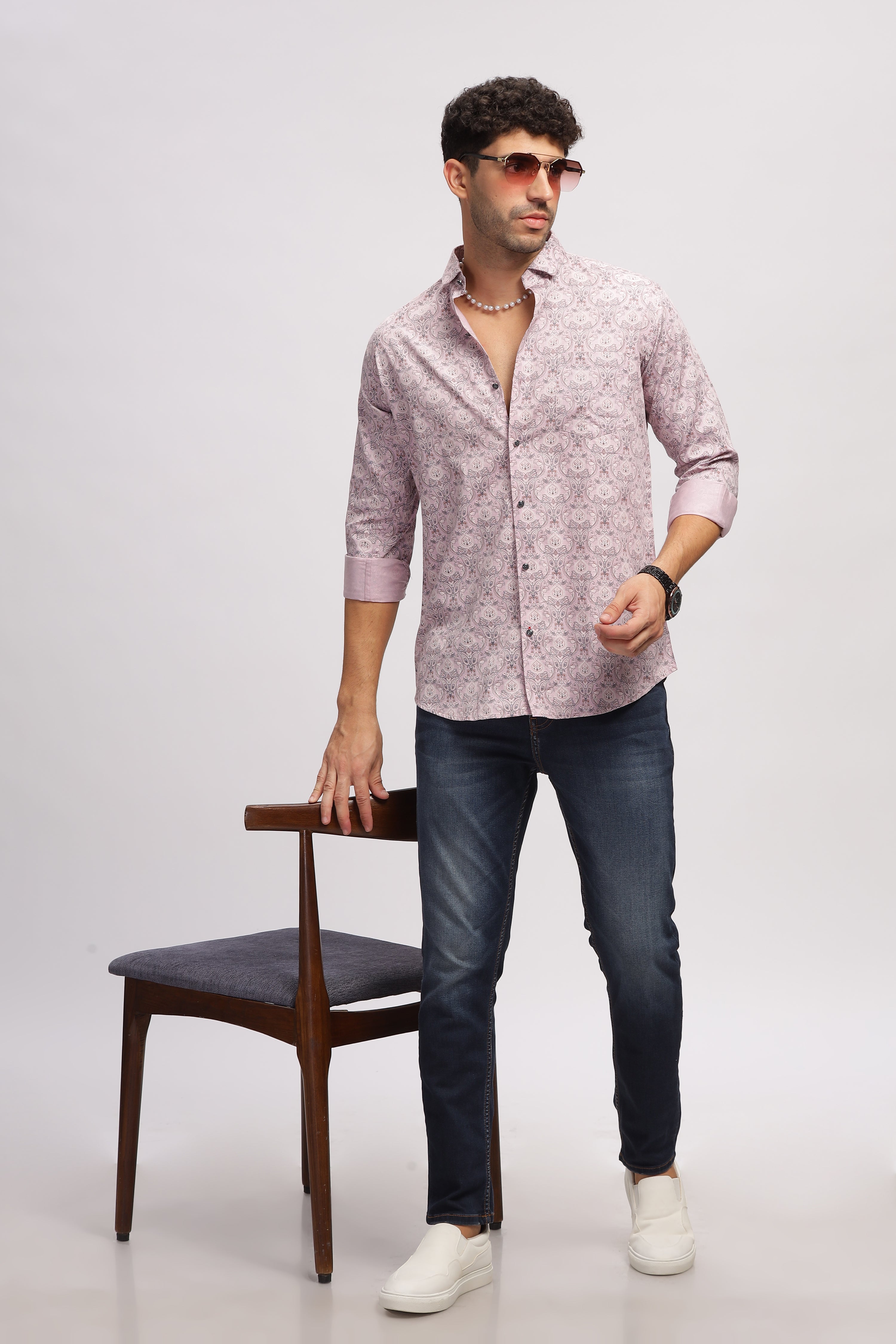 Men's Designer Printed Shirt