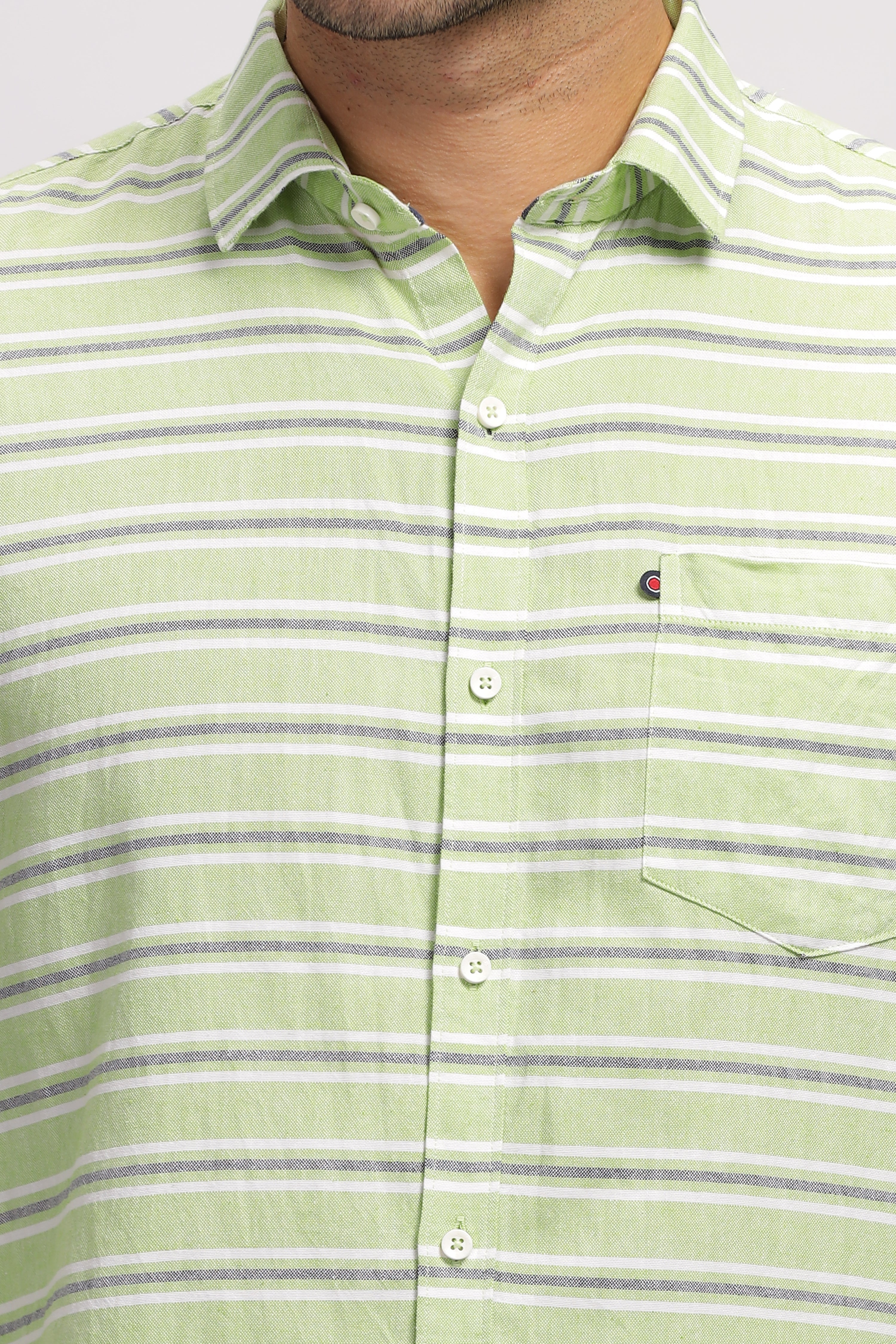 Mens striped casual shirt