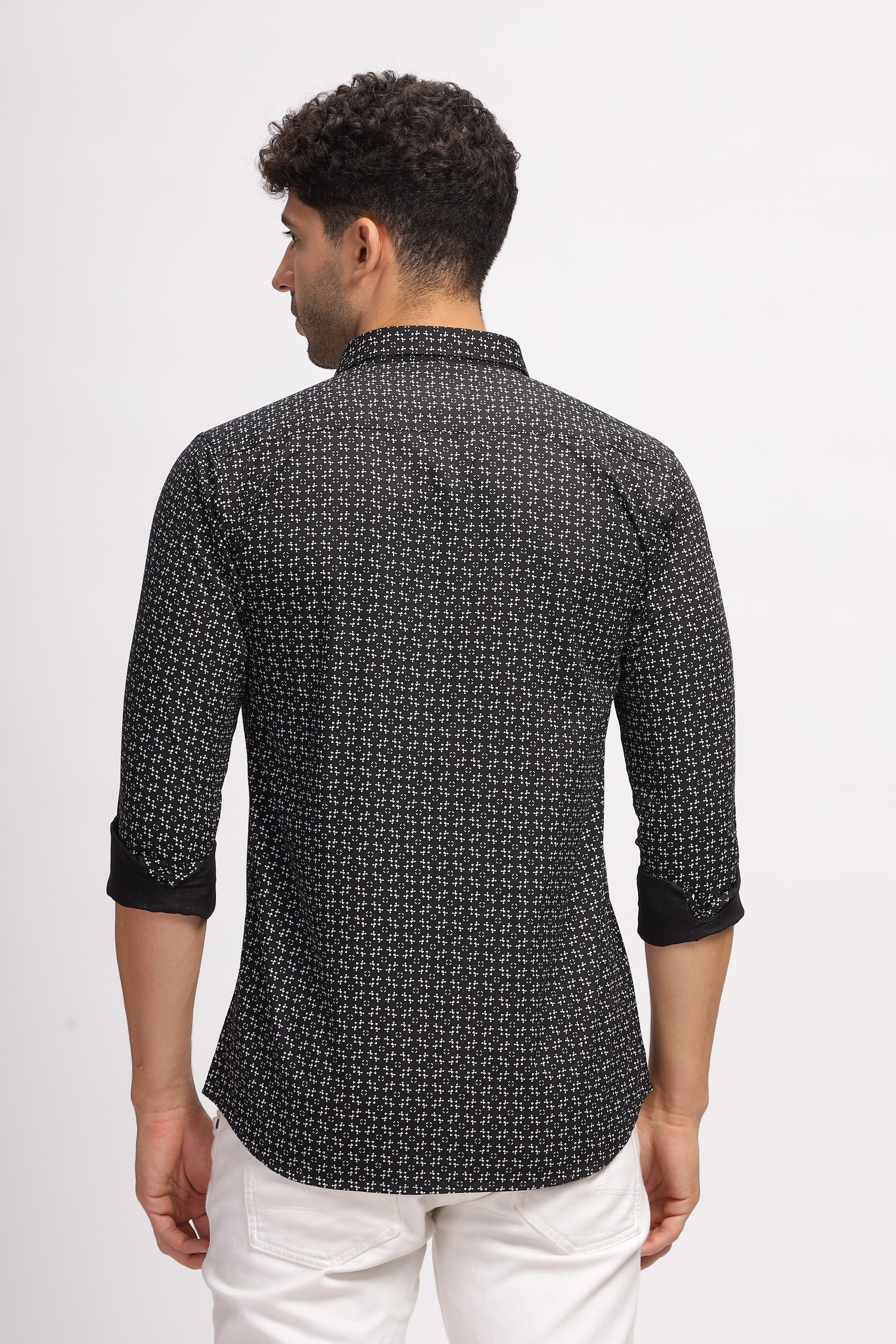 Exclusive Printed Black Shirt