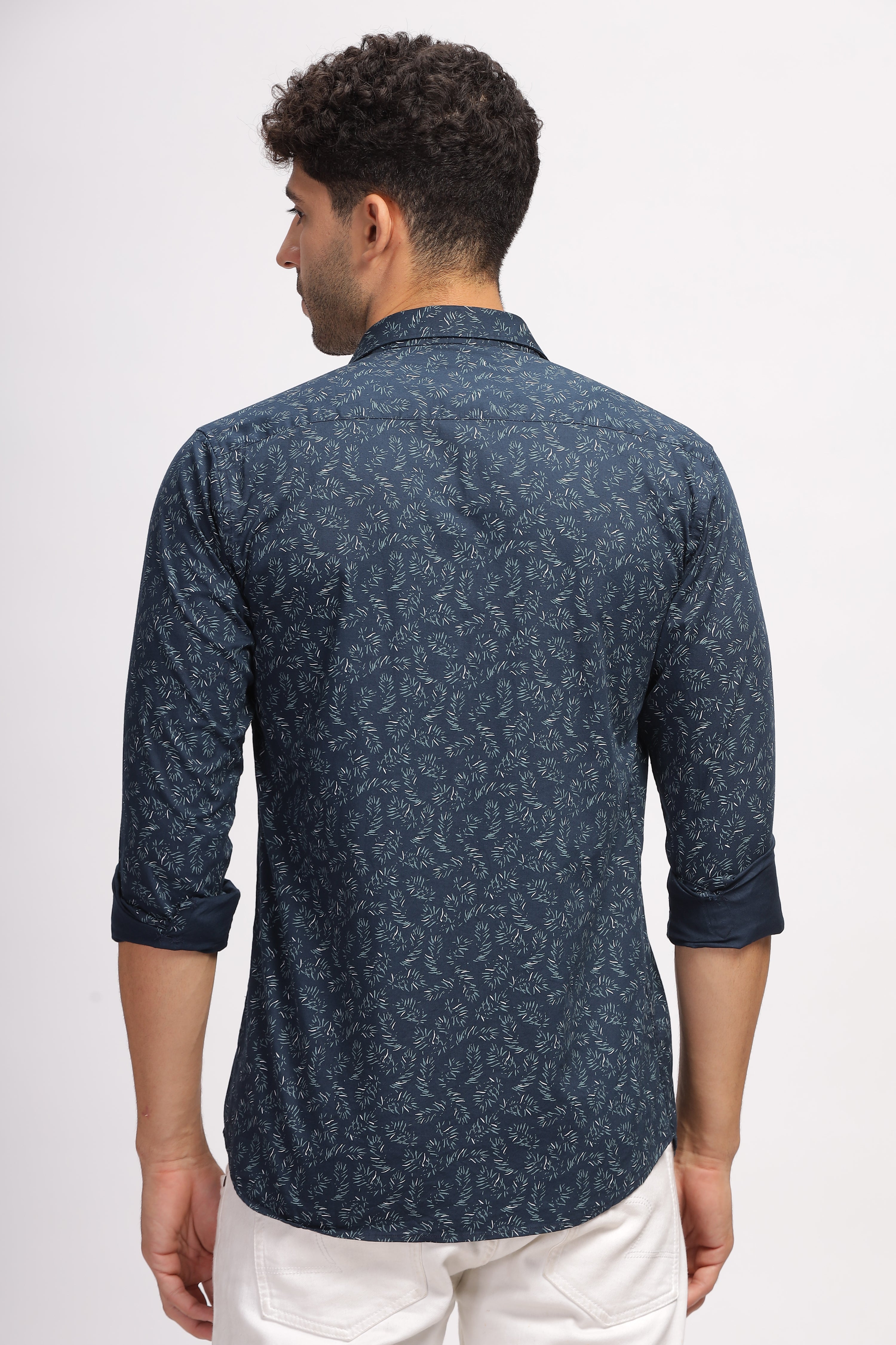 Blue Regular Printed shirt