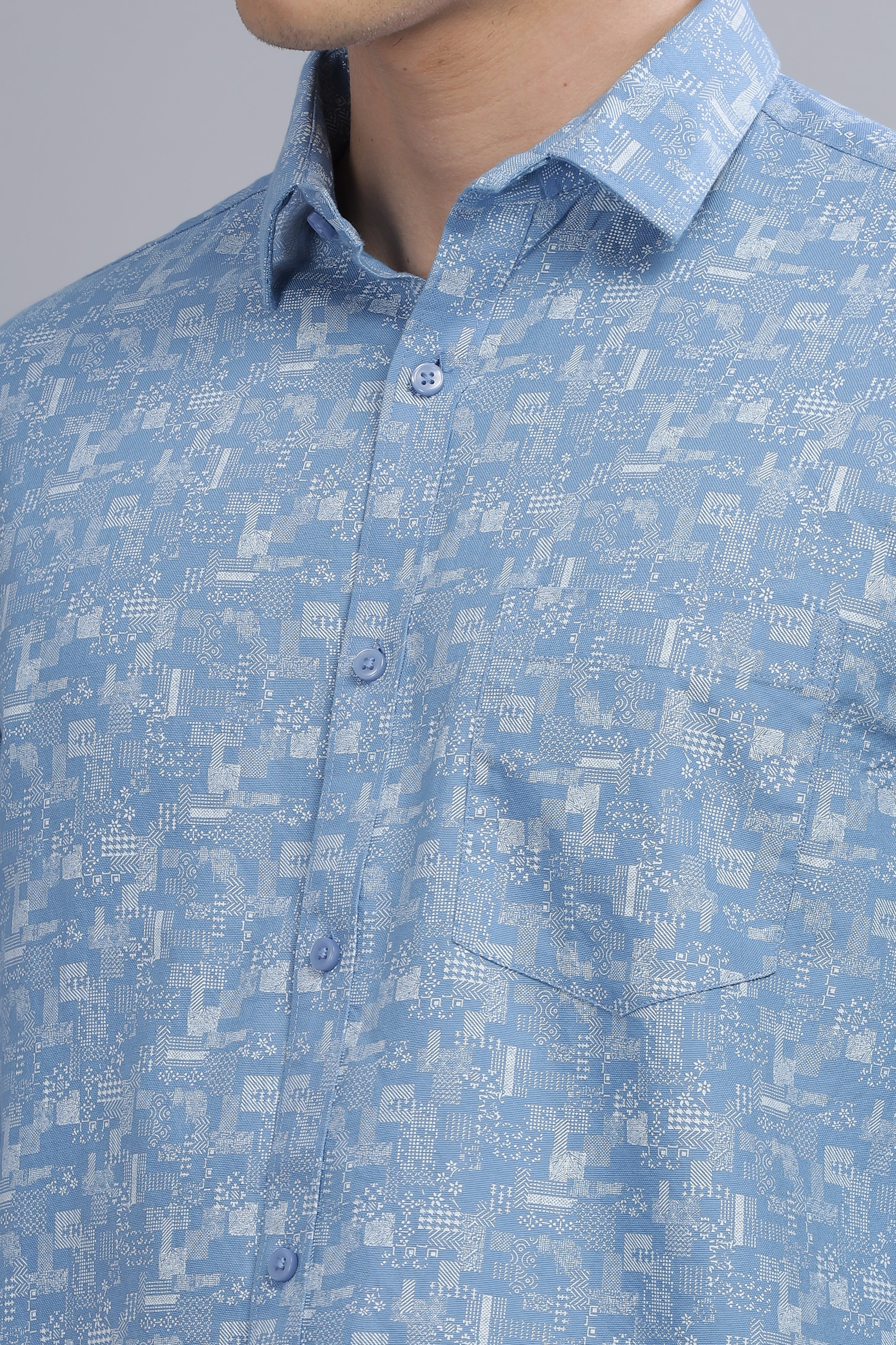 Poetry Paisley Blue Shirt