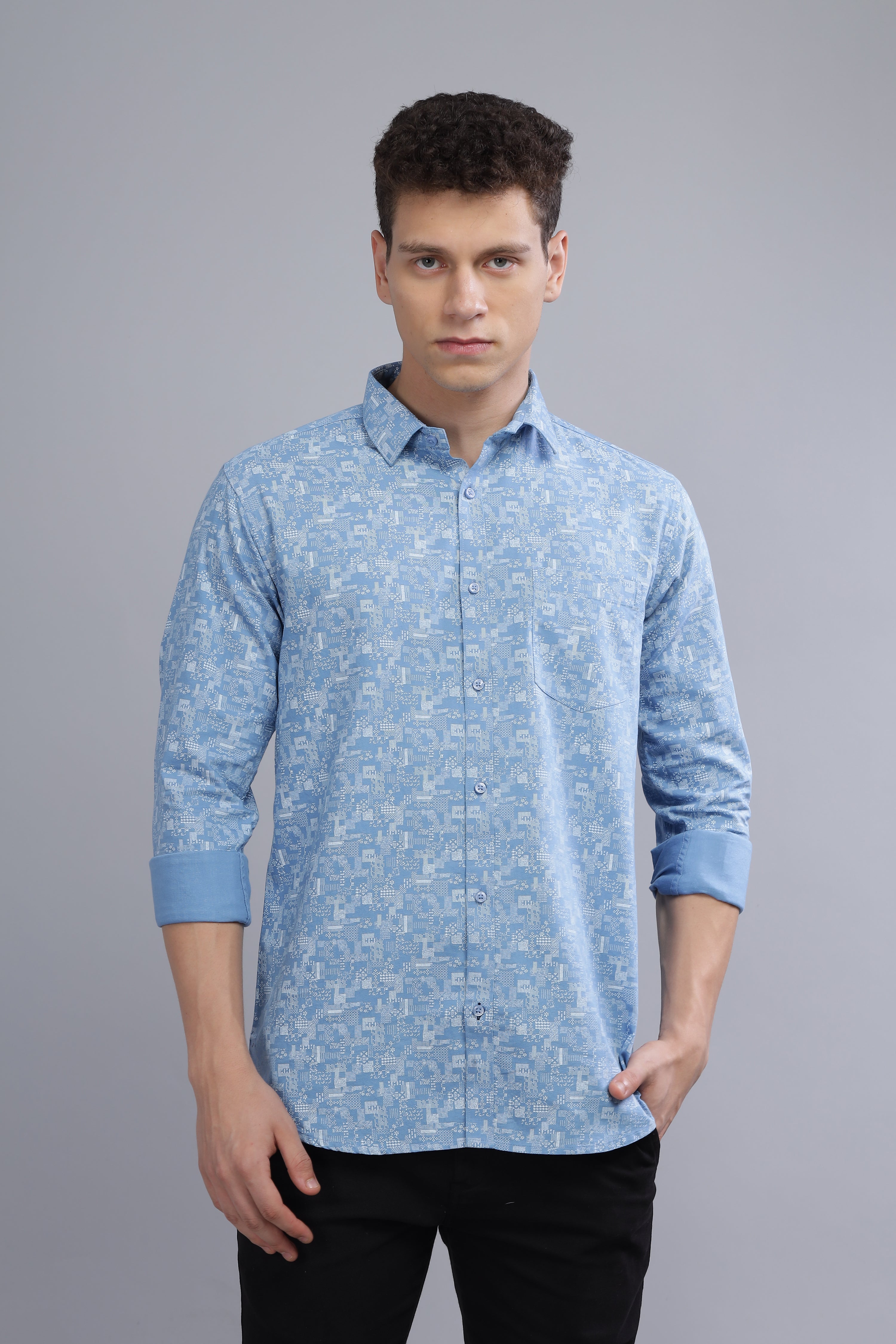 Poetry Paisley Blue Shirt