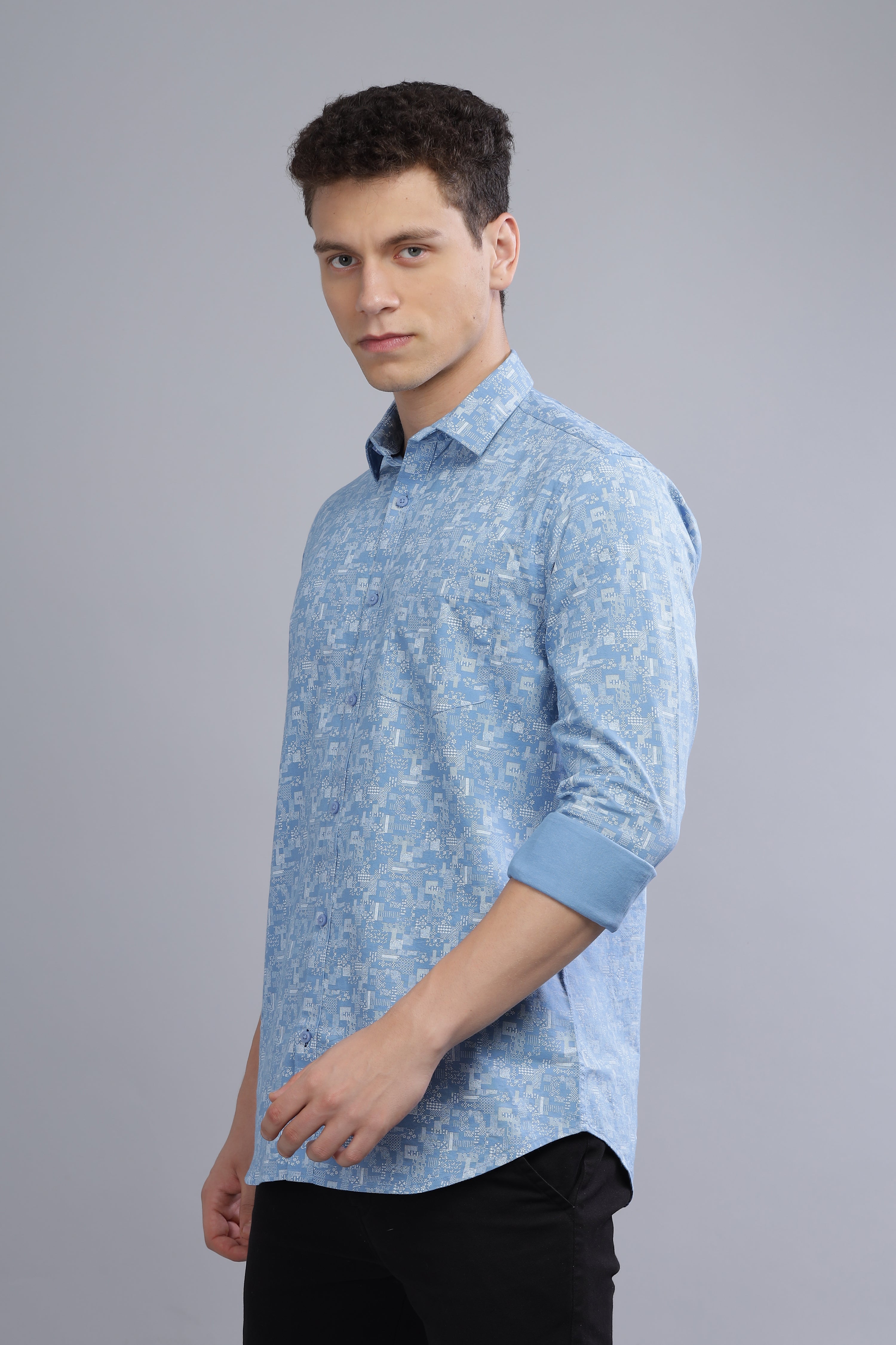 Poetry Paisley Blue Shirt