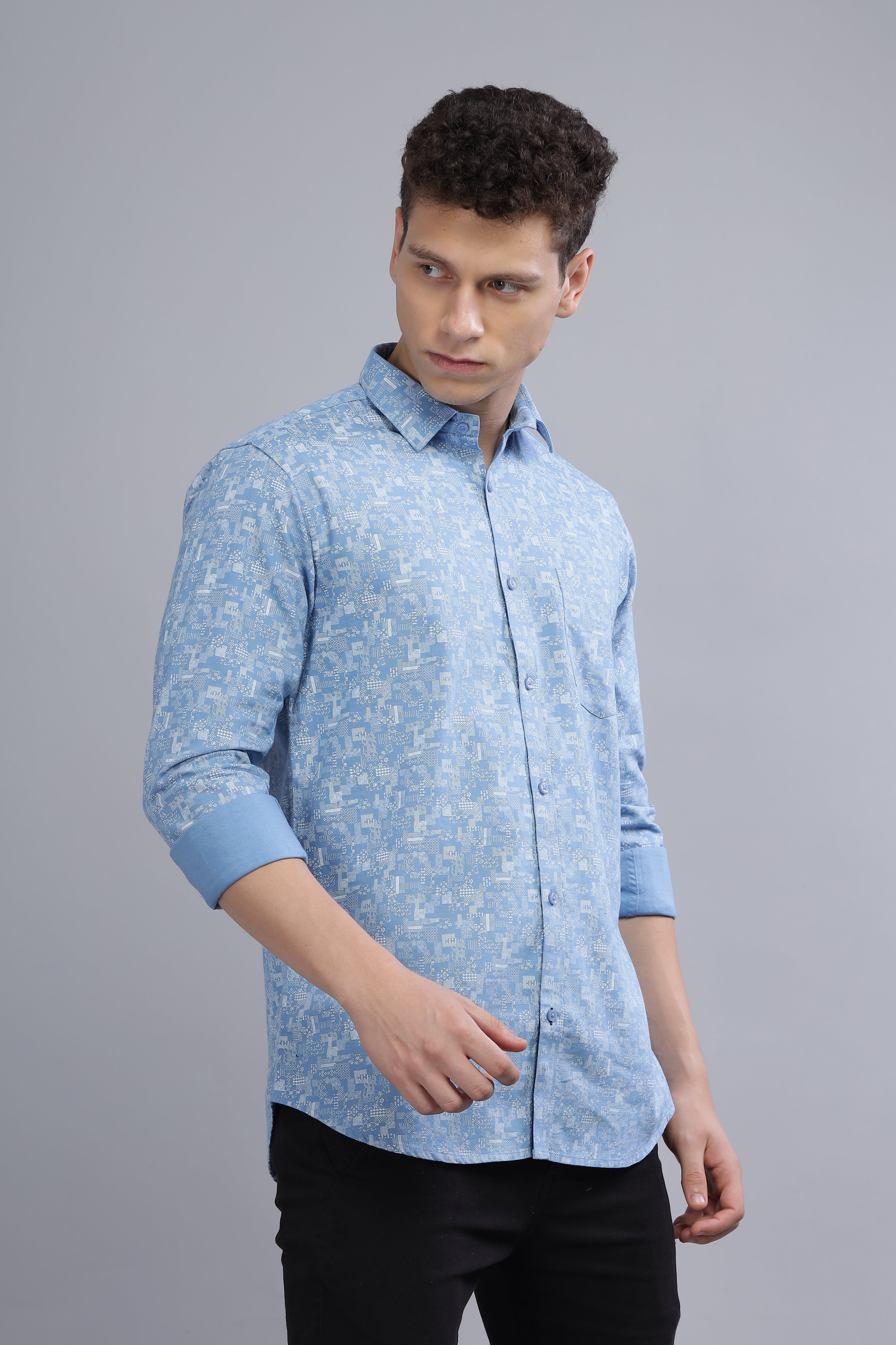 Poetry Paisley Blue Shirt