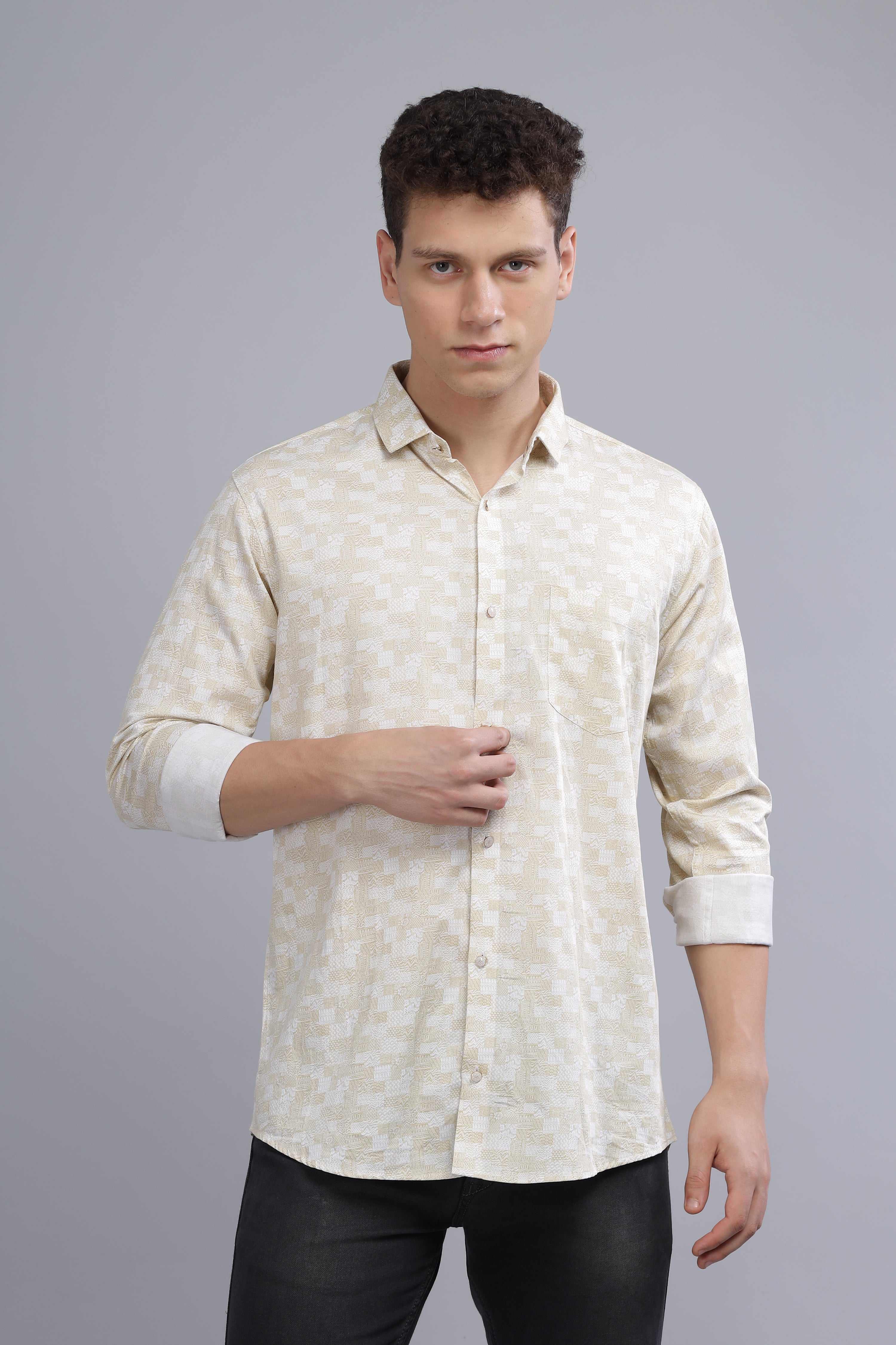 Gens Beige Shirt