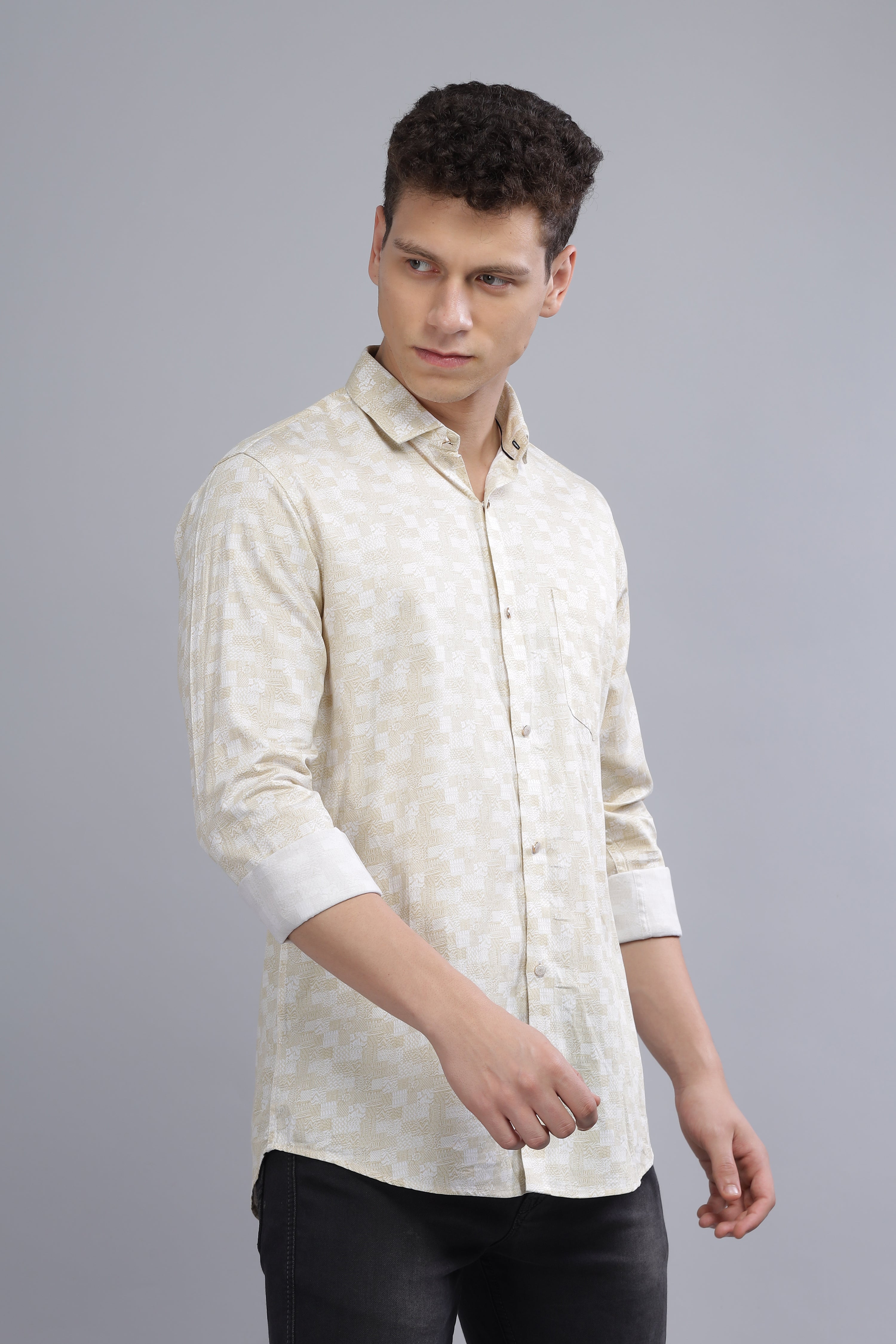 Gens Beige Shirt