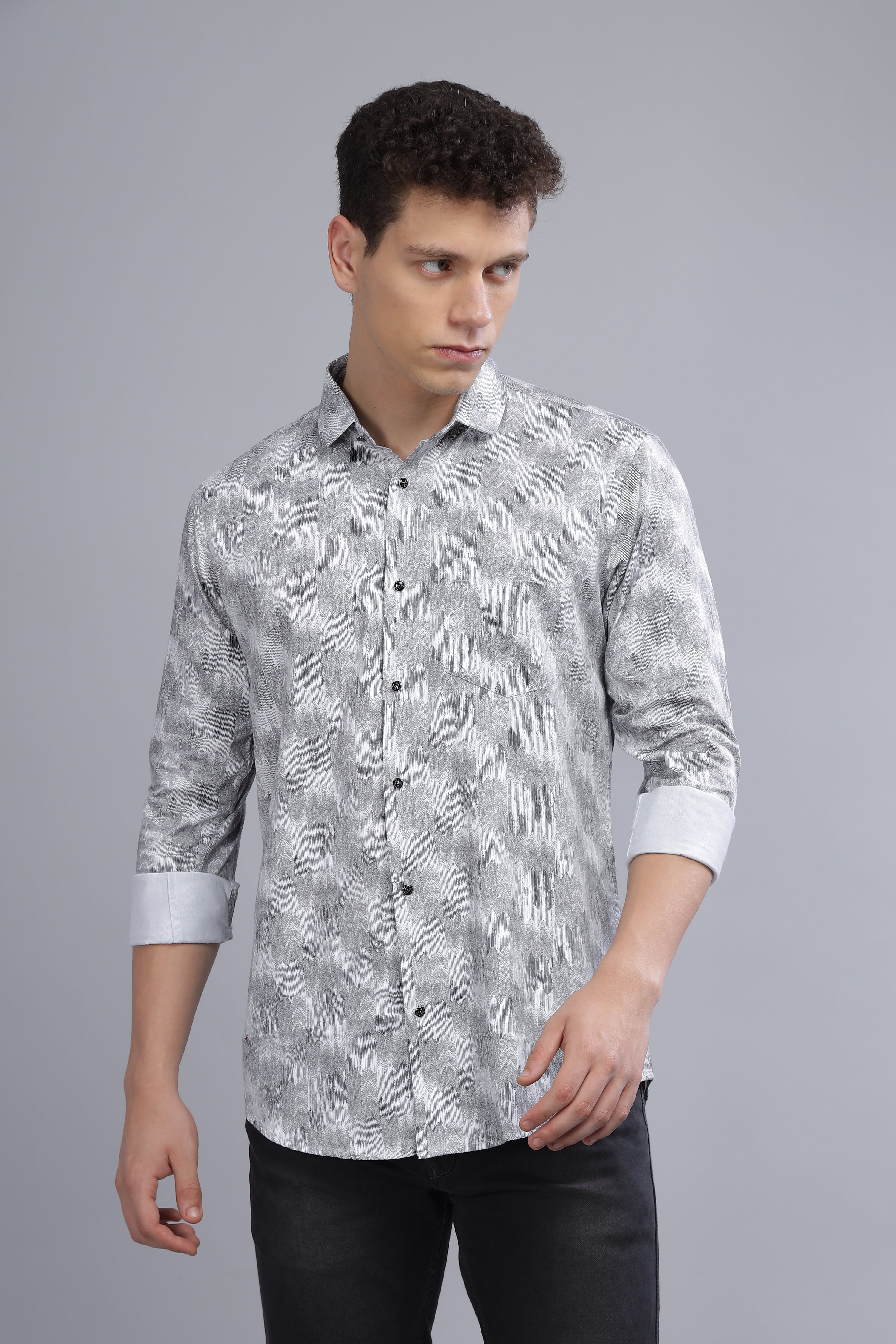 Graphic grey printed Shirt