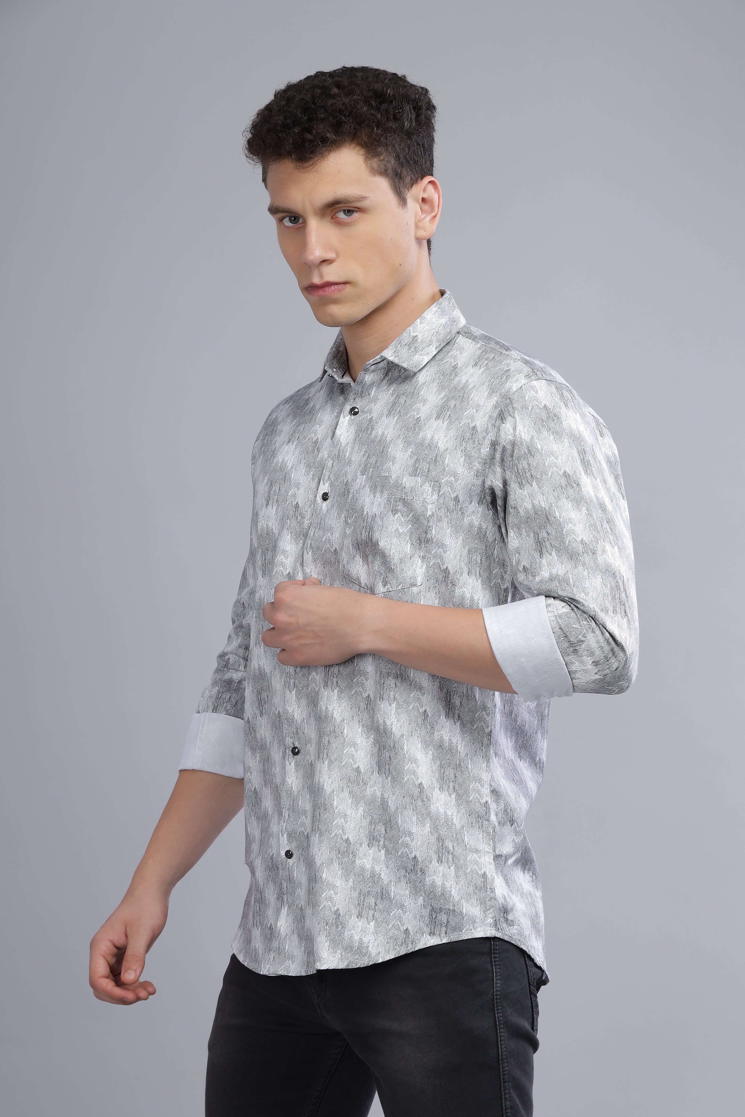 Graphic grey printed Shirt