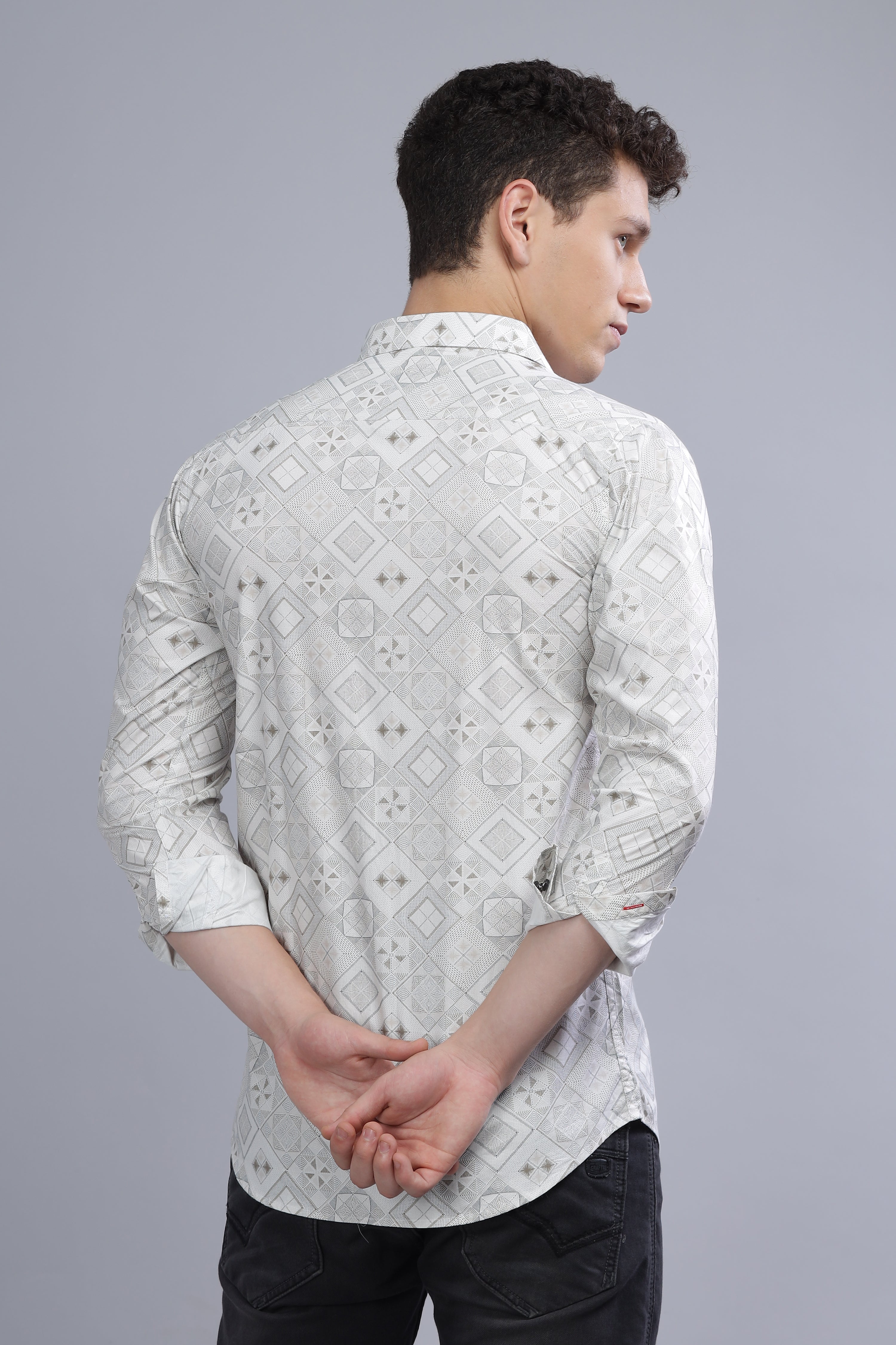 HERITAGE PAISLEY WHITE SHIRT