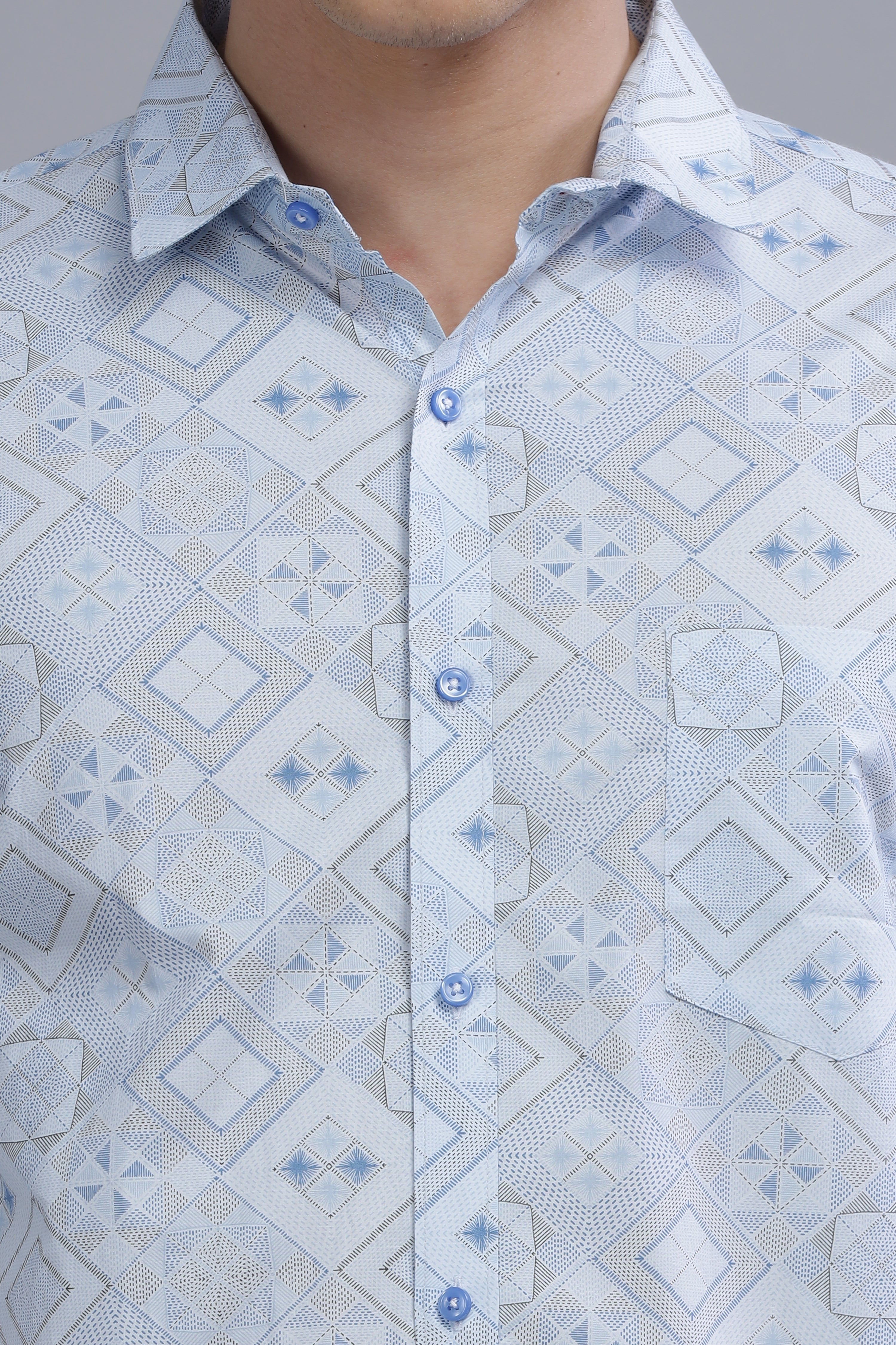 HERITAGE PAISLEY BLUE SHIRT