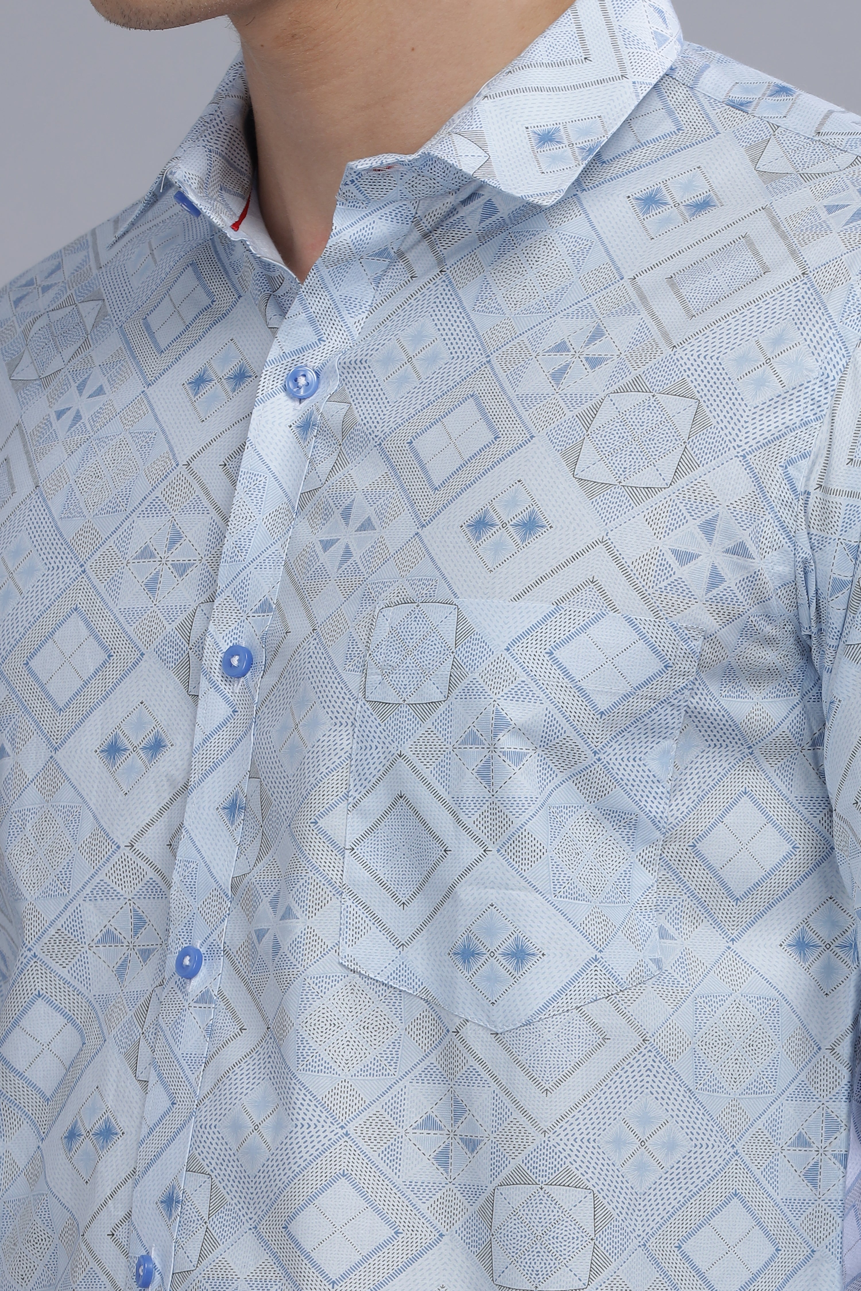 HERITAGE PAISLEY BLUE SHIRT