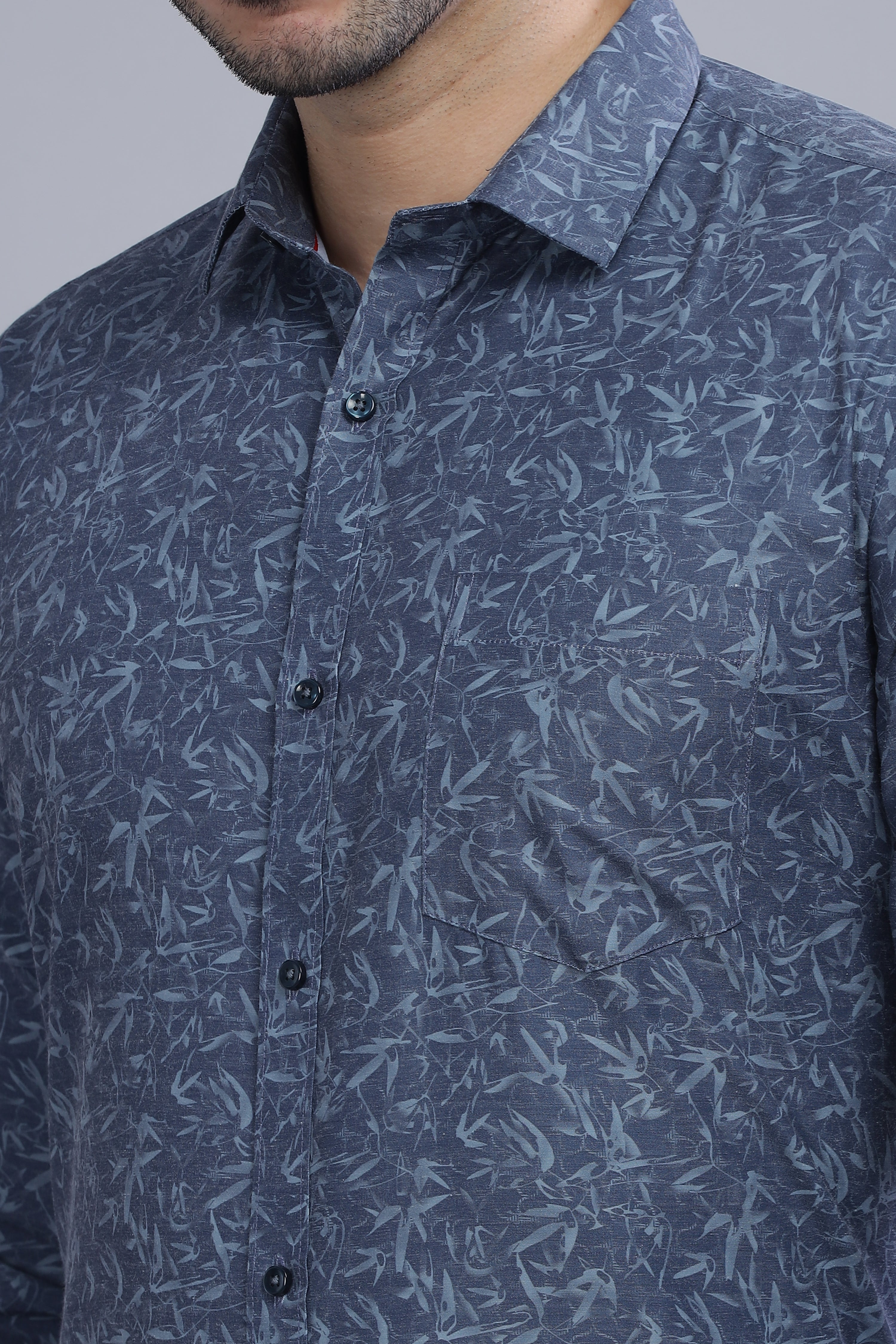 Vintage Paisley Dark Grey Shirt