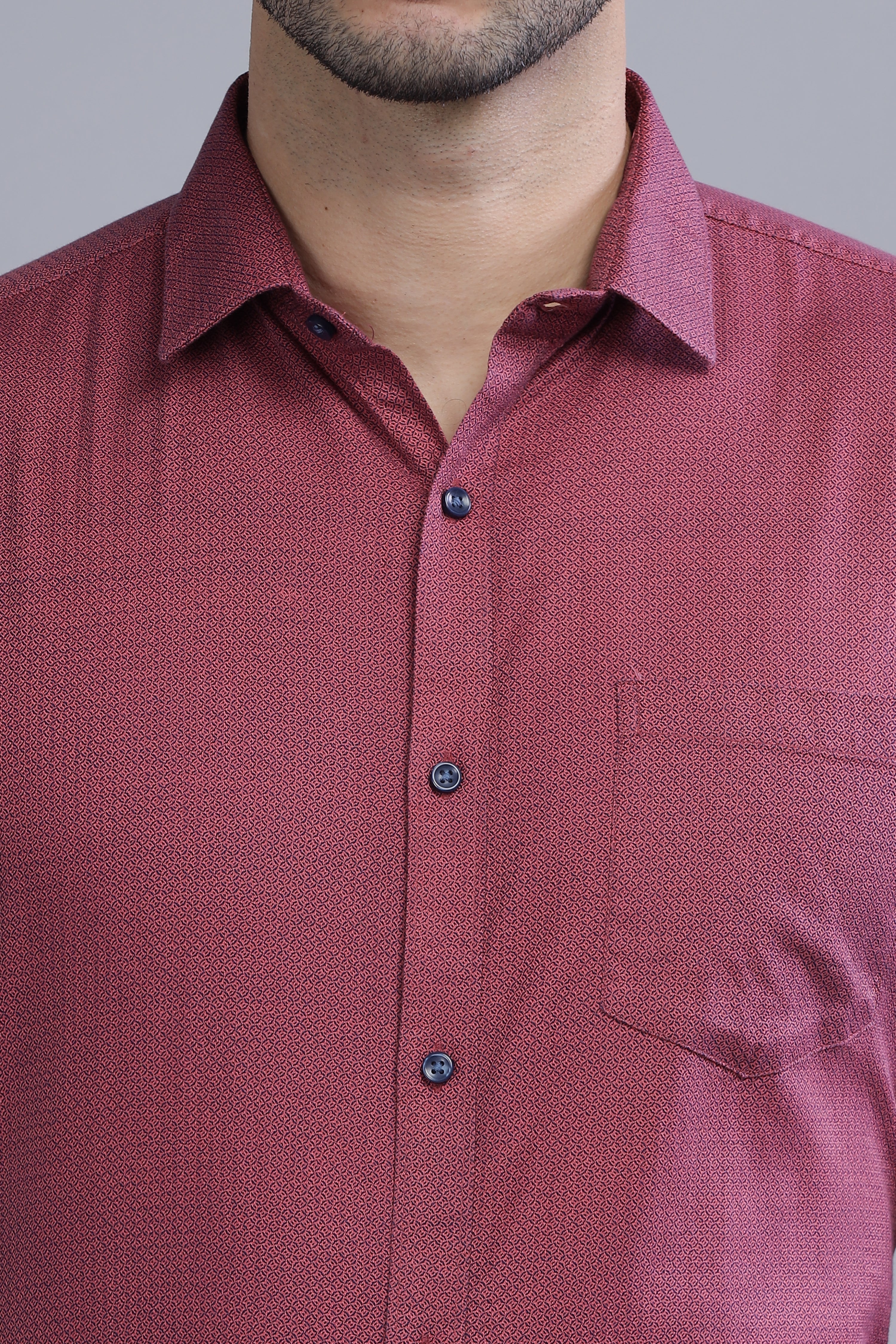 Maroon Pixels Shirt