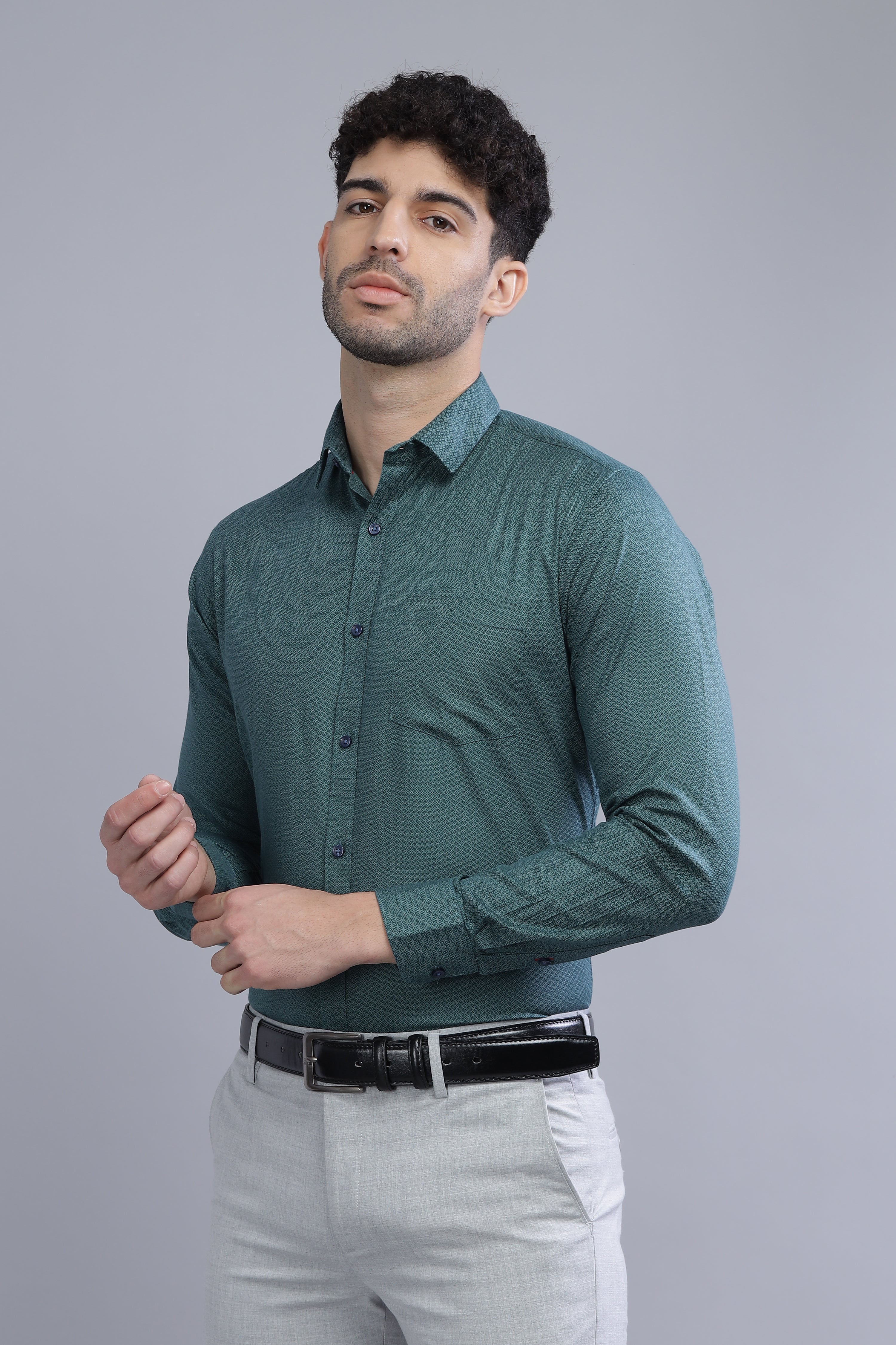 Pixels Green Shirt